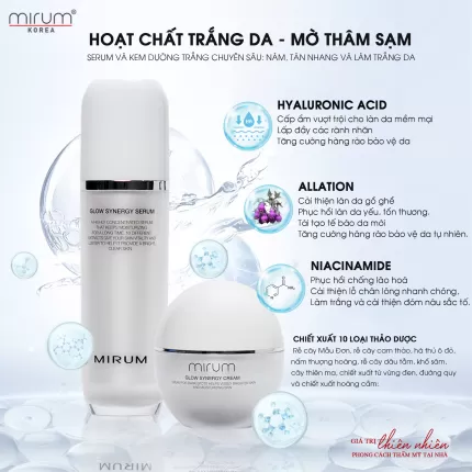 Tinh Chất Chuyên Sâu: Nám, Tàn Nhang & Làm Trắng Da Mirum 45ml – Mirum Glow Synergy Serum